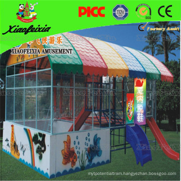 Hot Sale Combined Spring Trampoline with Ball Pool